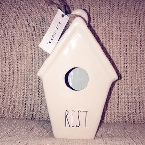 REST birdhouse by Rae Dunn